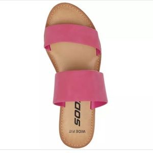 Soda Women's Double Band Abbey Sandals NWB